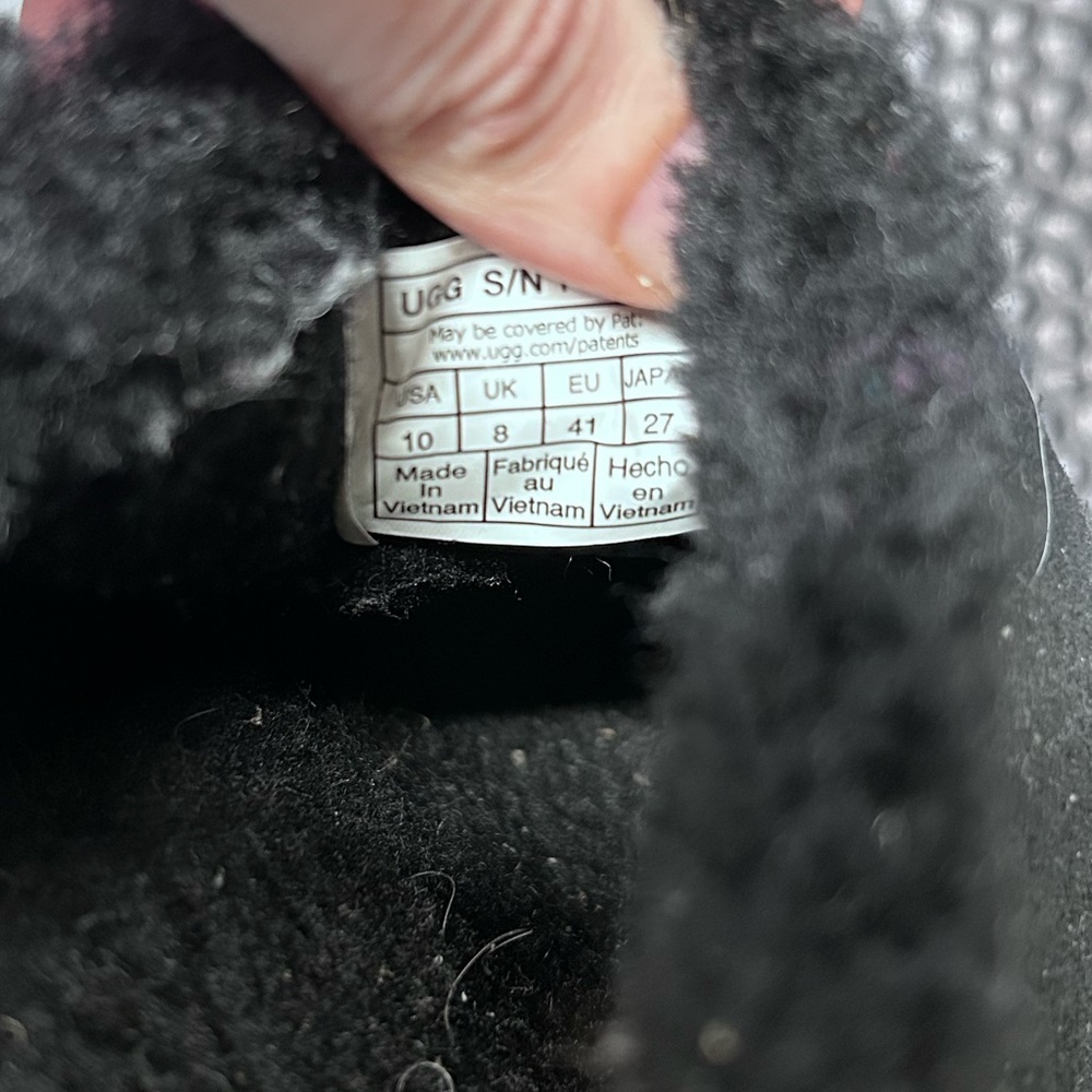 UGG New Heights Cozy Clog Black 10 - Picture 7 of 7
